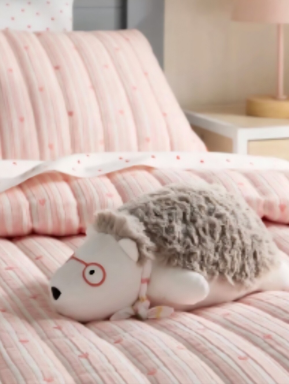 New Hedgehog Kids' Mini Weighted Plush Throw Sensory Pillow Pillowfort 14"